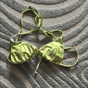 green bikini top